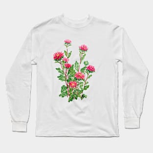 November 28th birthday flower Long Sleeve T-Shirt